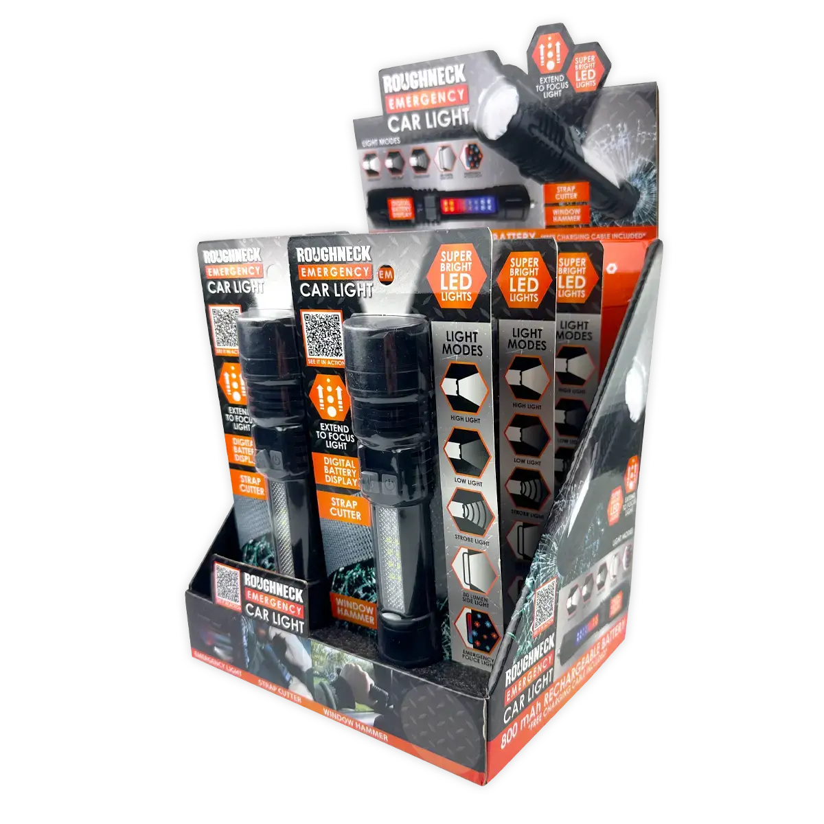 Emergency Car Light Multi Tool - 6 Pieces Per Retail Ready Display 25493 1