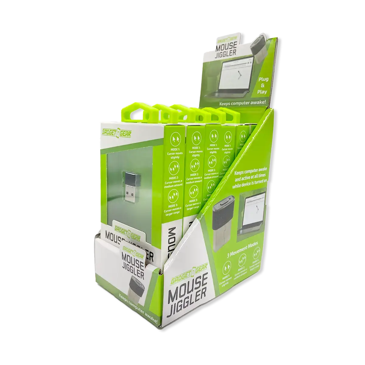 Usb-A Mouse Jiggler Screen Motion - 6 Pieces Per Retail Ready Display 25598 1