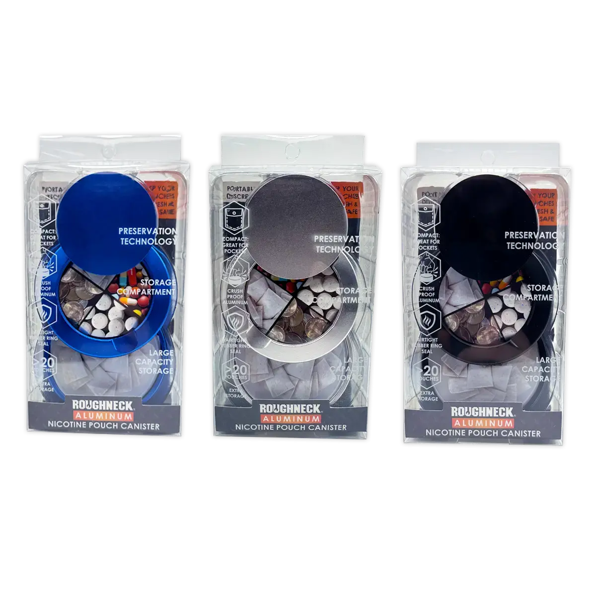 Nicotine Pouch And Storage Canisters - 6 Pieces Per Retail Ready Display 25747 2
