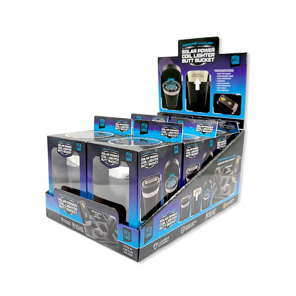 Ceramic Usb Butt Bucket - 6 Per Retail Ready Display 25775 1