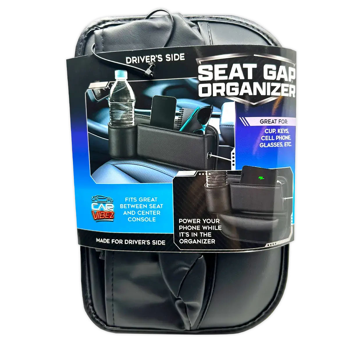 Seat Gap Filler Car Organizer - 6 Pieces Per Retail Ready Display 25804 2