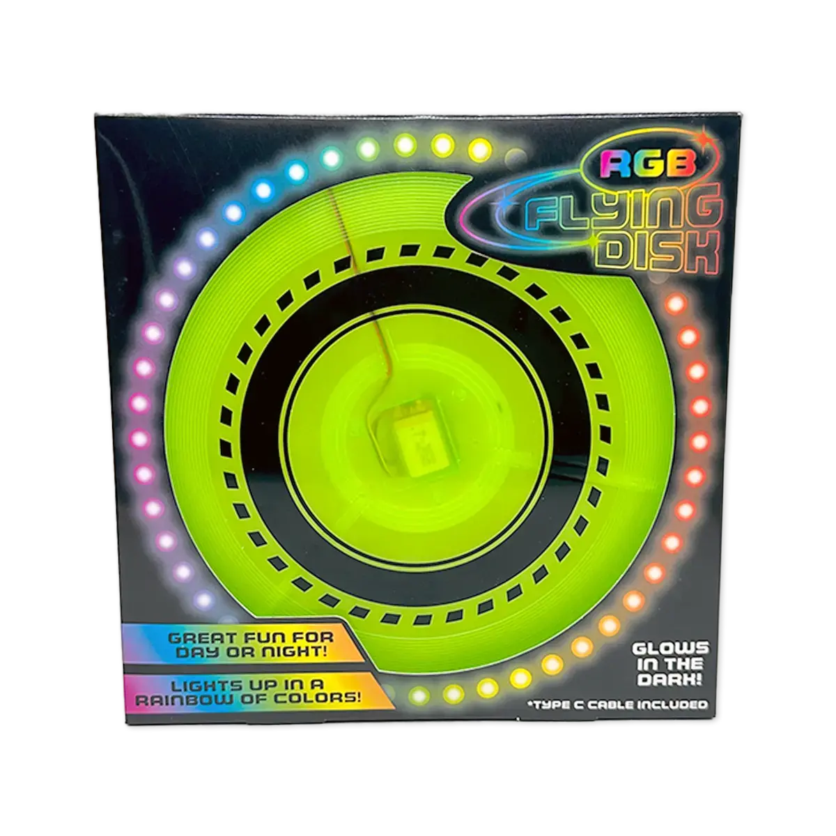 Rgb Glow In The Dark Light-Up Flying Disc - 6 Pieces Per Retail Ready Display 25813 2