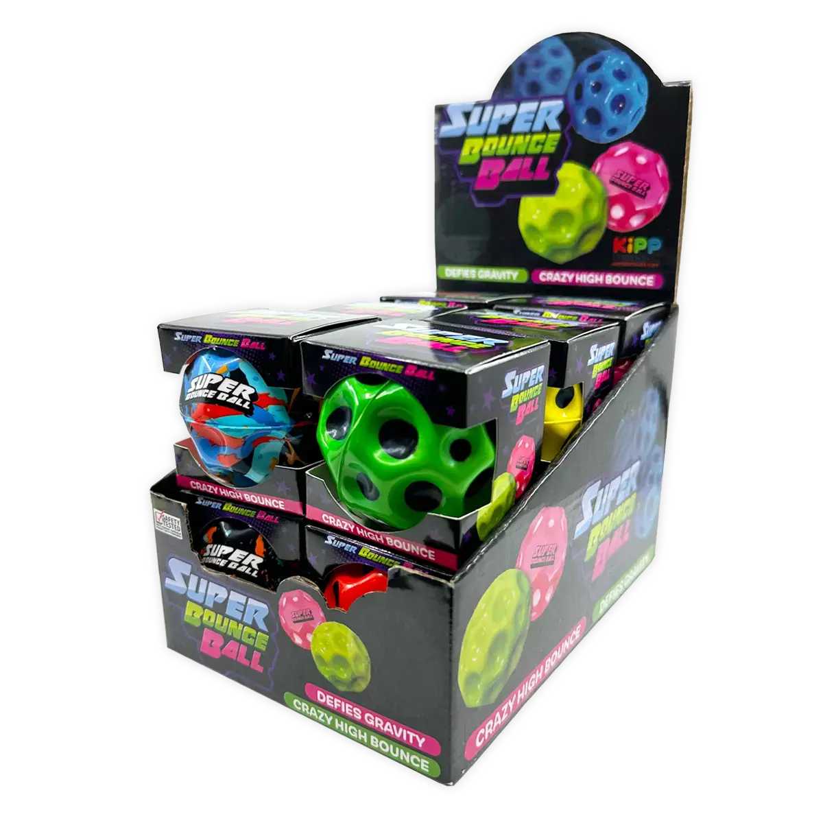 Super Bounce Ball - 12 Pieces Per Retail Ready Display 25815 1