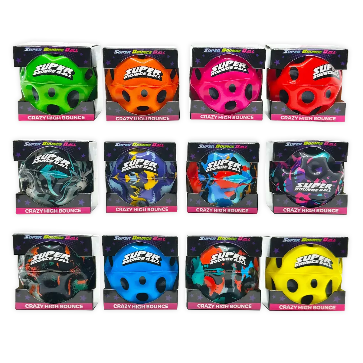 Super Bounce Ball - 12 Pieces Per Retail Ready Display 25815 2