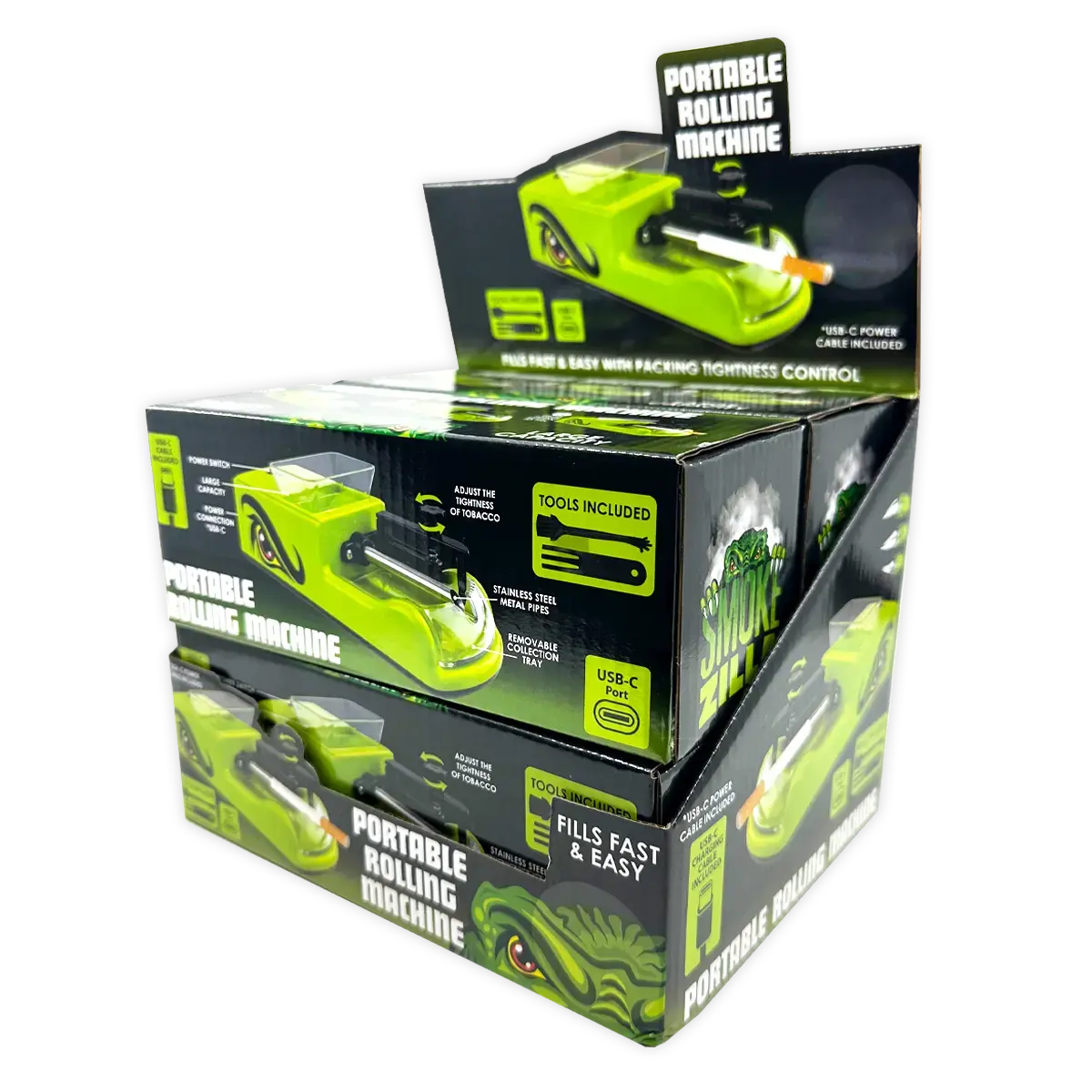 Automatic Tobacco Rolling Machine - 4 Pieces Per Retail Ready Display 25916 1