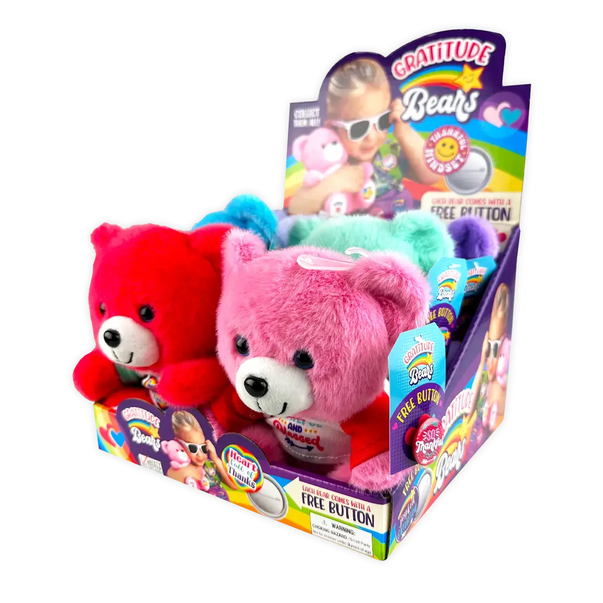 Gratitude Plush Bear - 6 Pieces Per Retail Ready Display 25917 1