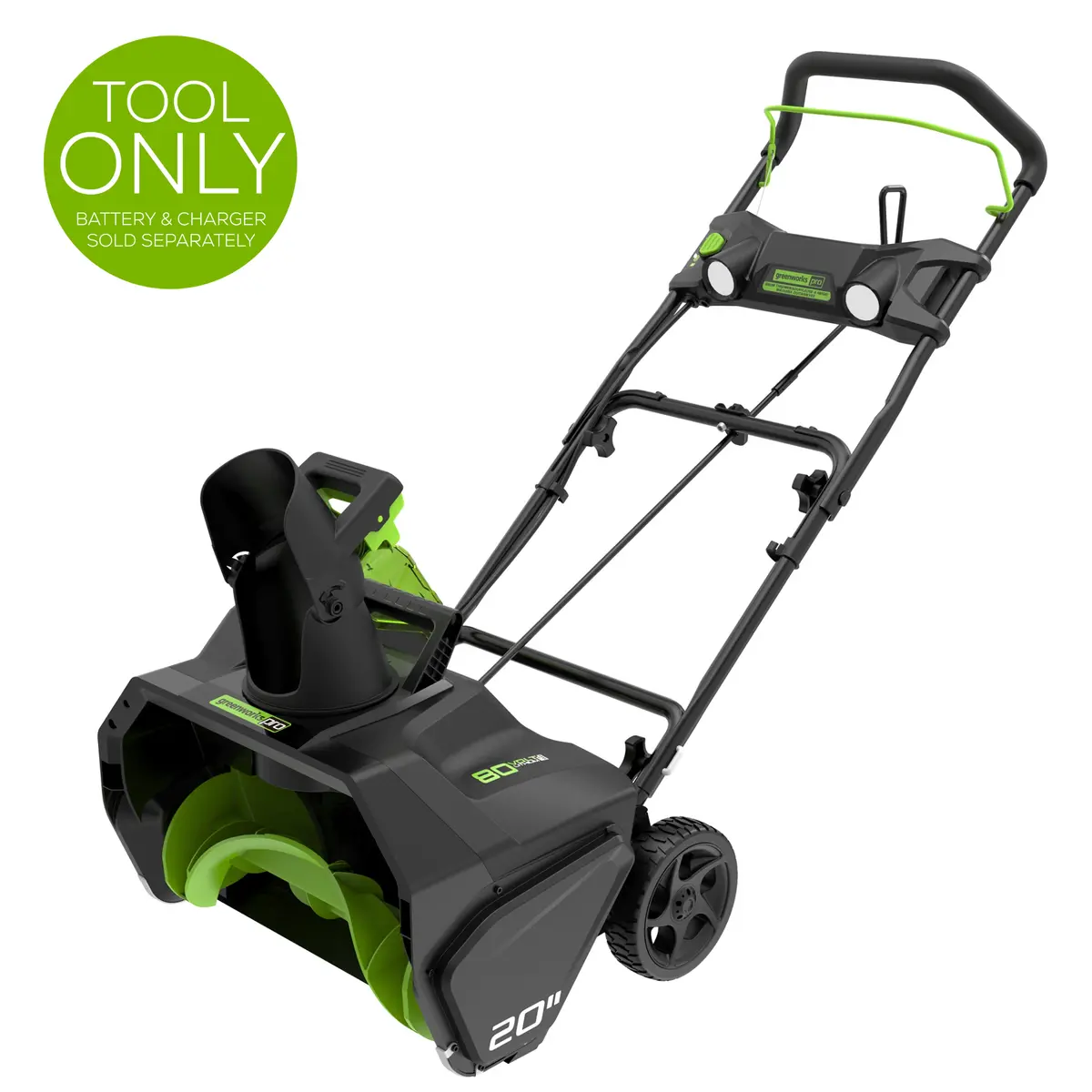 Greenworks Pro 80V 20" Cordless Snow Thrower (Tool Only) 1