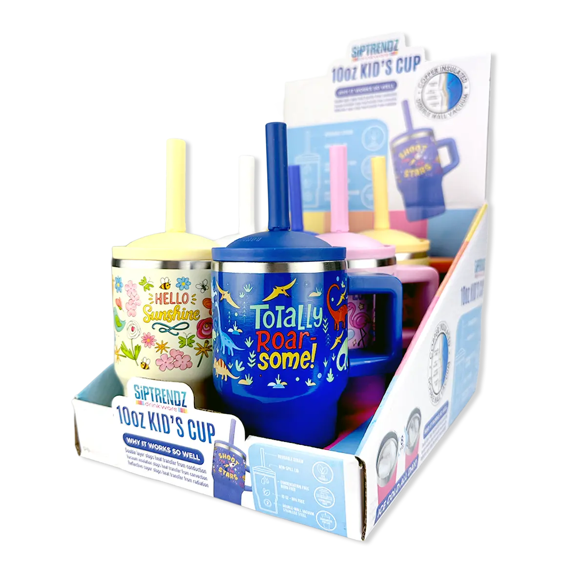 10 Oz Insulated Kid's Cup - 6 Pieces Per Retail Ready Display 26145 1