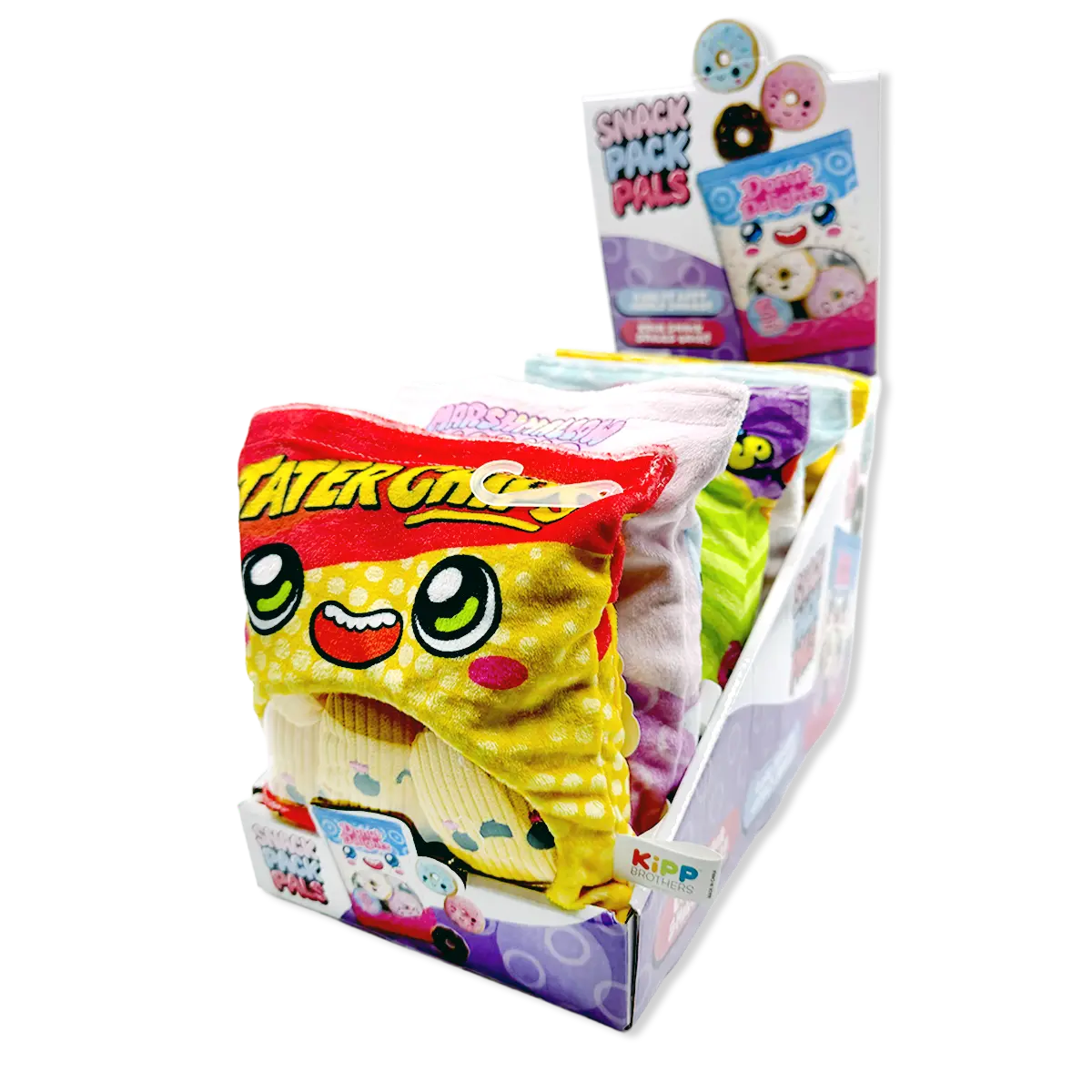Plush Bag Snack Pack Pals - 6 Pieces Per Retail Ready Display 26256 1