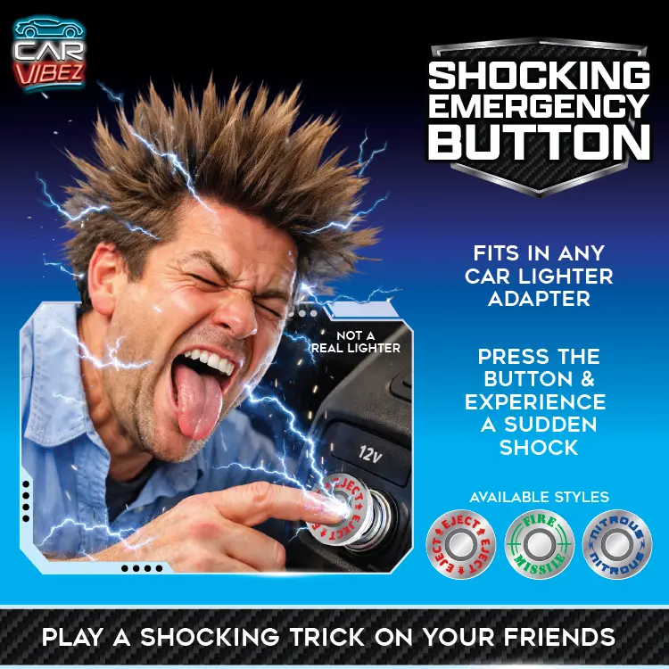 Practical Joke Gag Shock Car Lighter - 6 Pieces Per Retail Ready Display 26425 1