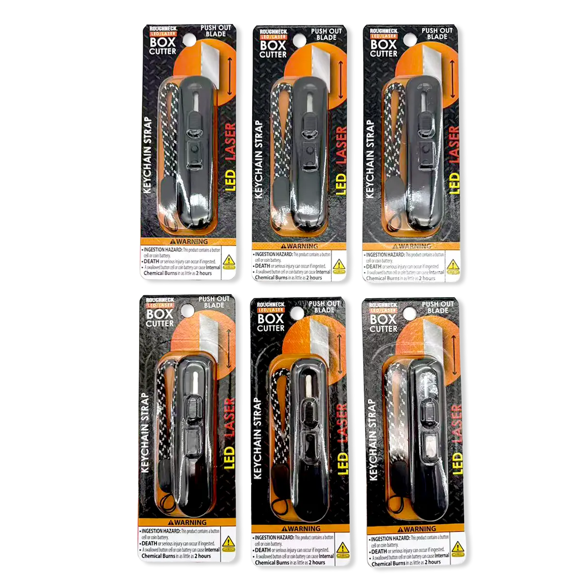 Box Cutter Led Laser - 6 Pieces Per Retail Ready Display 26431 2