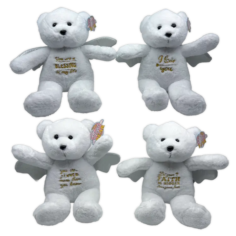 Angel Bear Plush Large - 4 Pieces Per Pack 26451 1