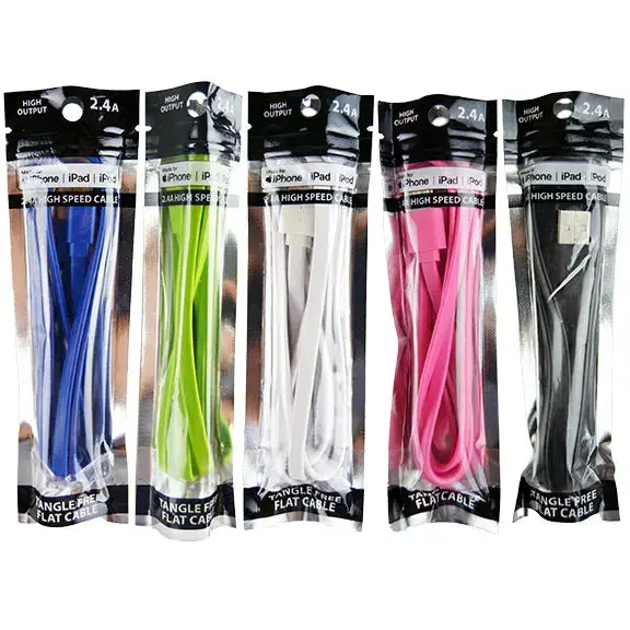 Charging Cable Usb To Lightning 3Ft 2.4 Amp- 20 Pieces Per Pack 22400 1