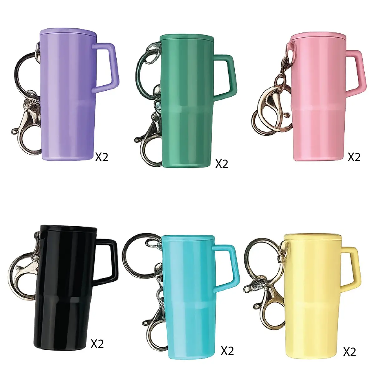 Mini Tumbler Lighter Case Keychain - 12 Pieces Per Retail Ready Display 26557 2