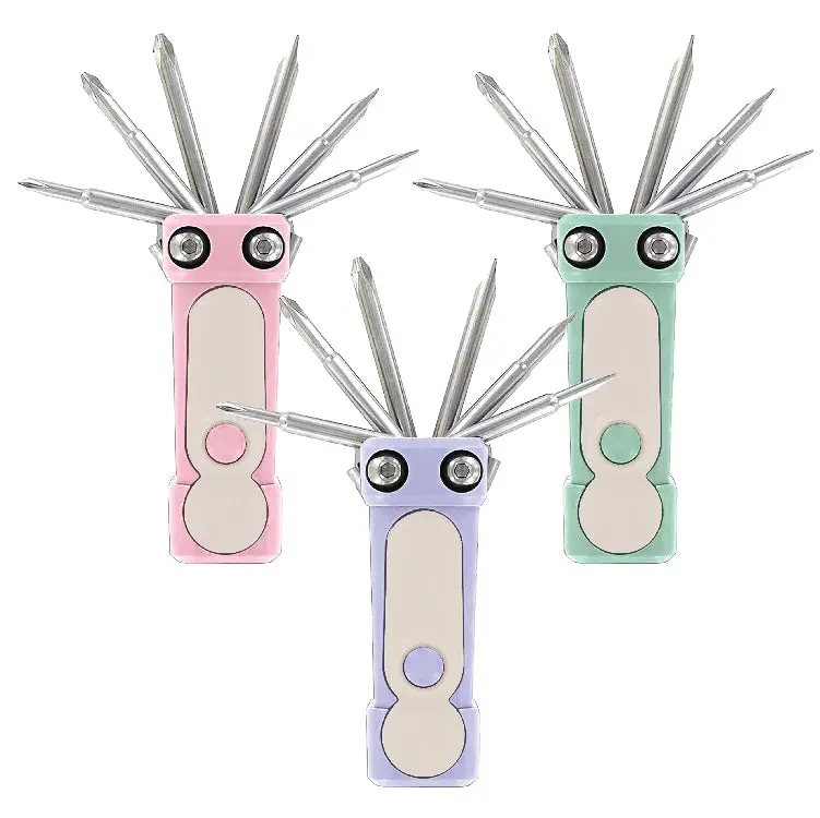Lady Legend 8-In-1 Pocket Toolkit Multi-Tool With Lights - 6 Pieces Per Retail Ready Display 26619 2