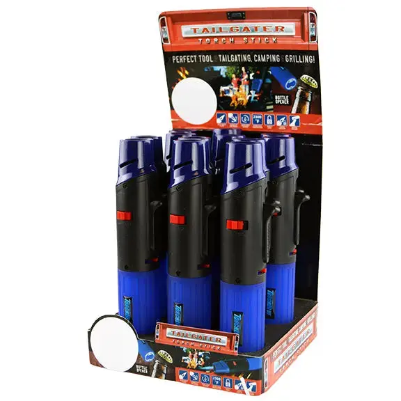 Tailgater Torch Stick Lighter With Bottle Opener - 12 Pieces Per Retail Ready Display 28174 1