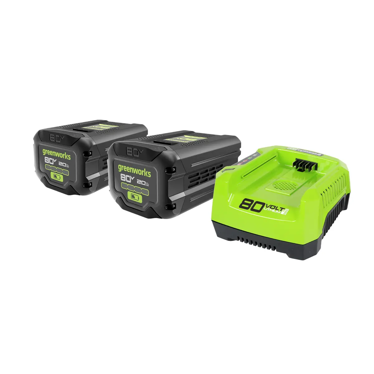 80V (2) 2.0Ah Batteries & Rapid Charger Combo Kit 1