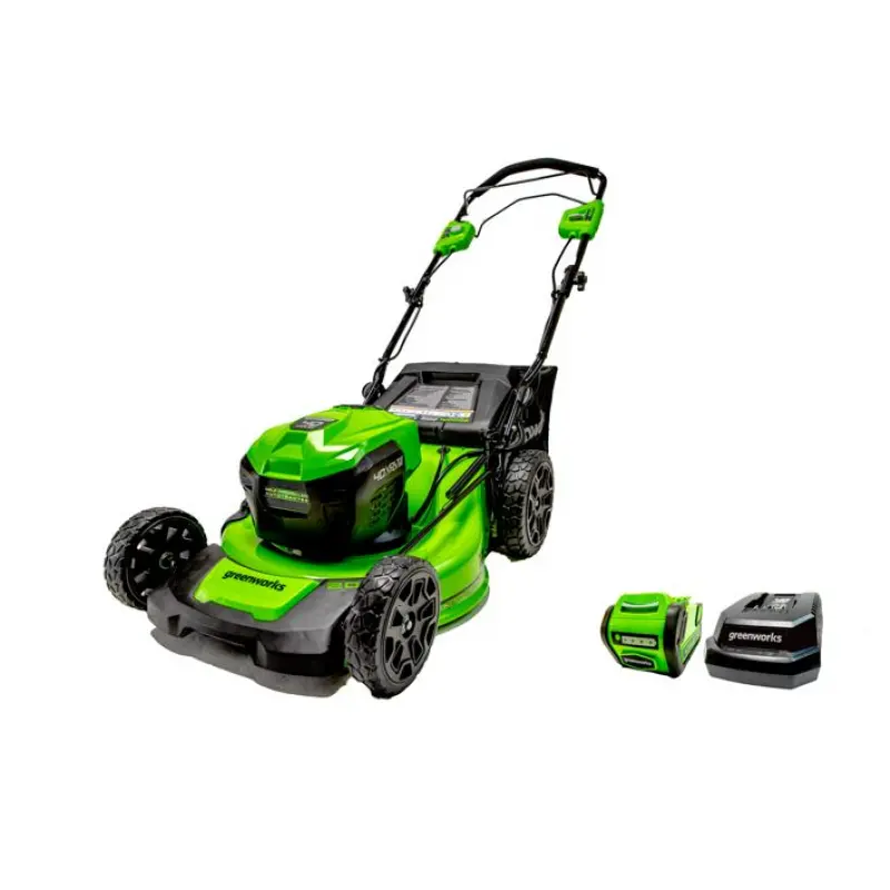 Greenworks 40V 20" Self-Propelled Lawn Mower, 5.0Ah Battery And Charger Included 1