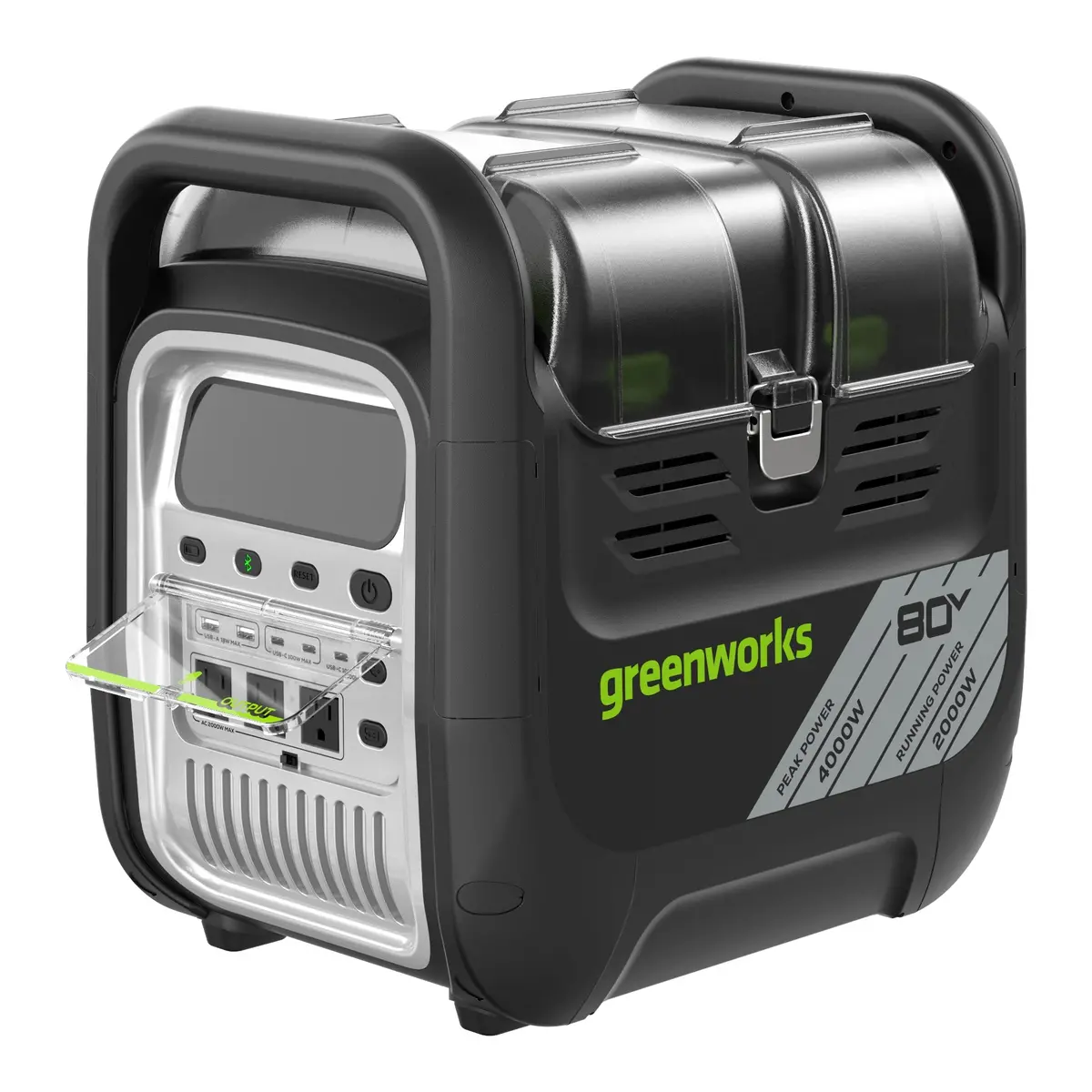 80V 2000W 4-Slot Inverter Portable Power Station (Tool Only) 1