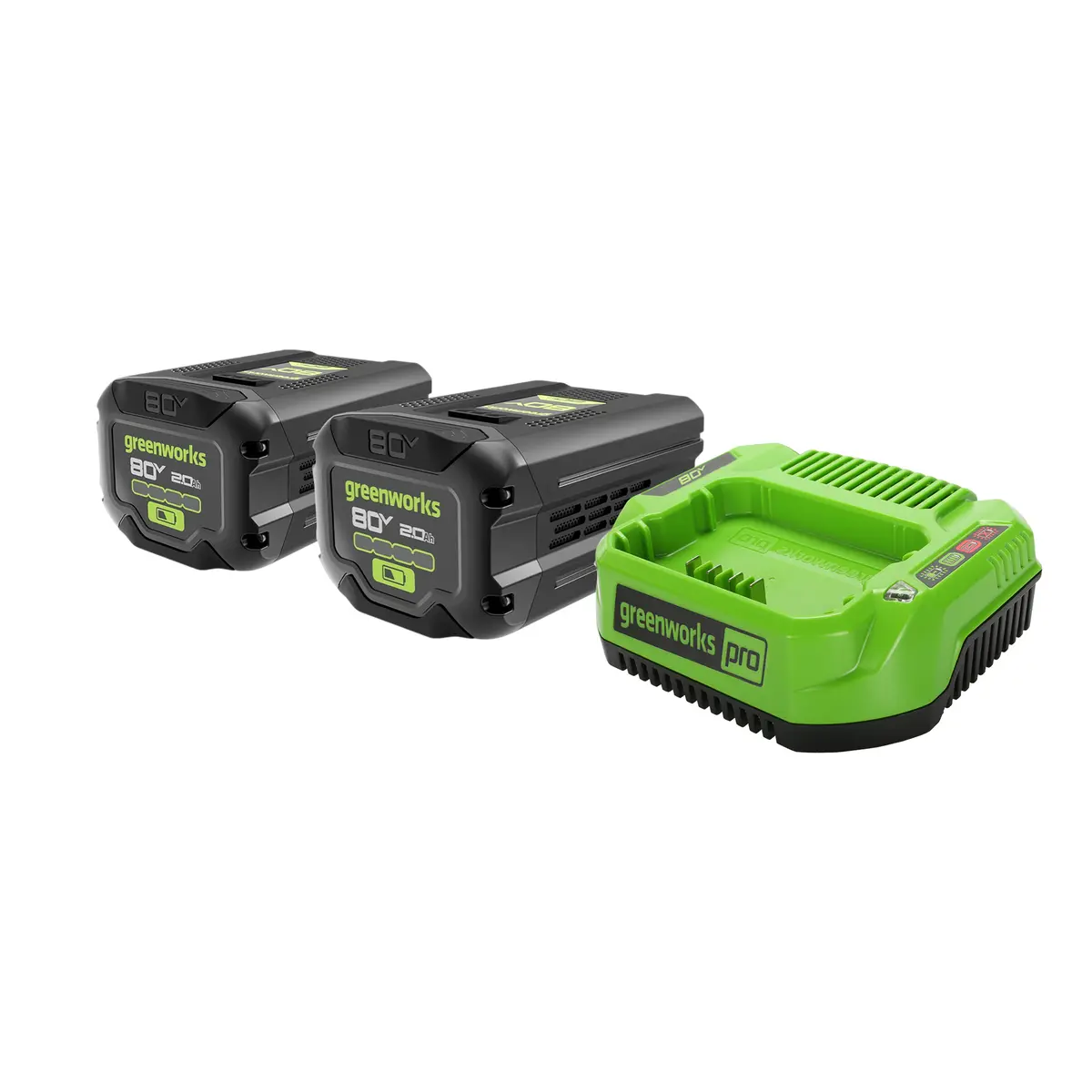 80V (2) 2.0Ah Batteries & 2 Amp Charger Combo Kit 1