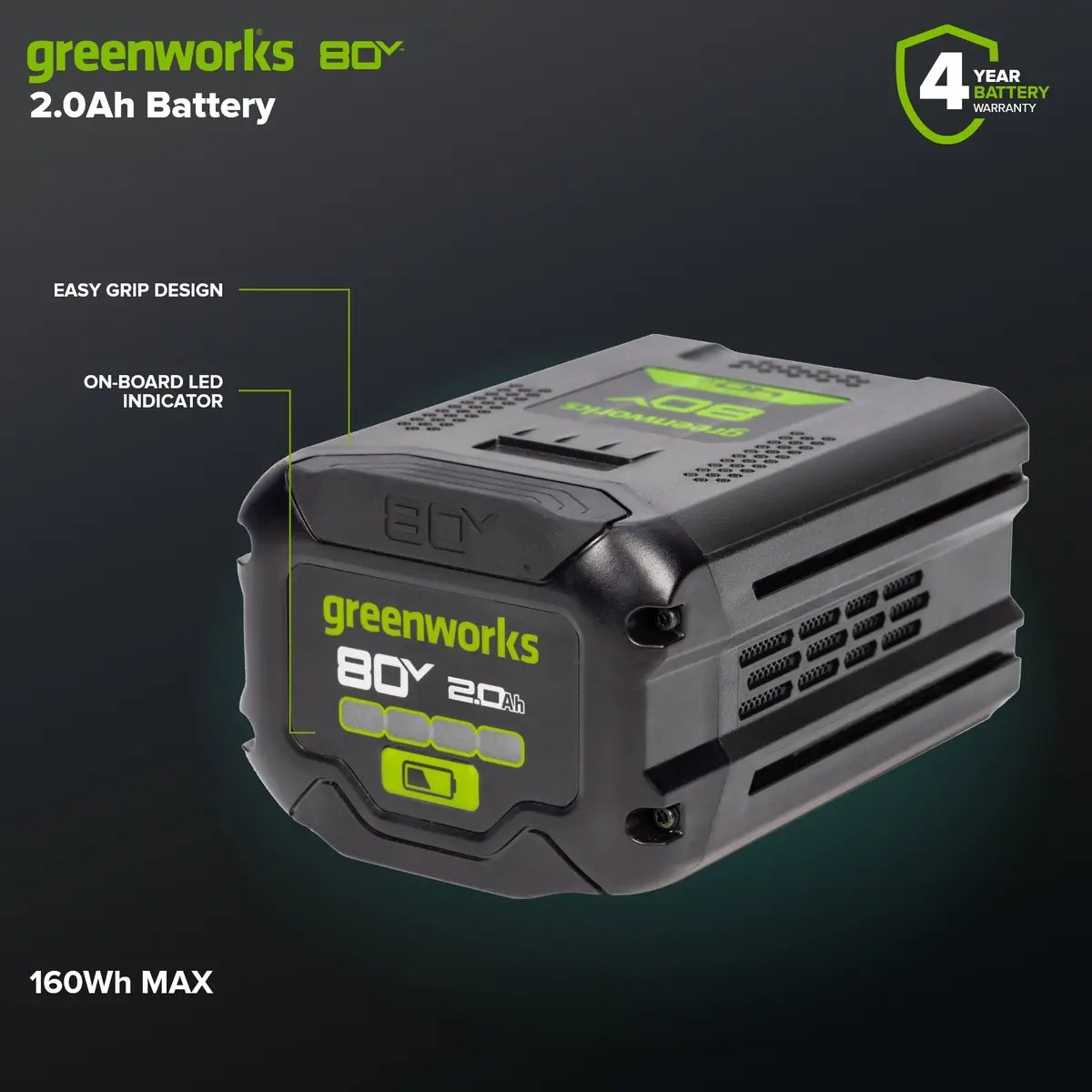 80V (2) 2.0Ah Batteries & 2 Amp Charger Combo Kit 2