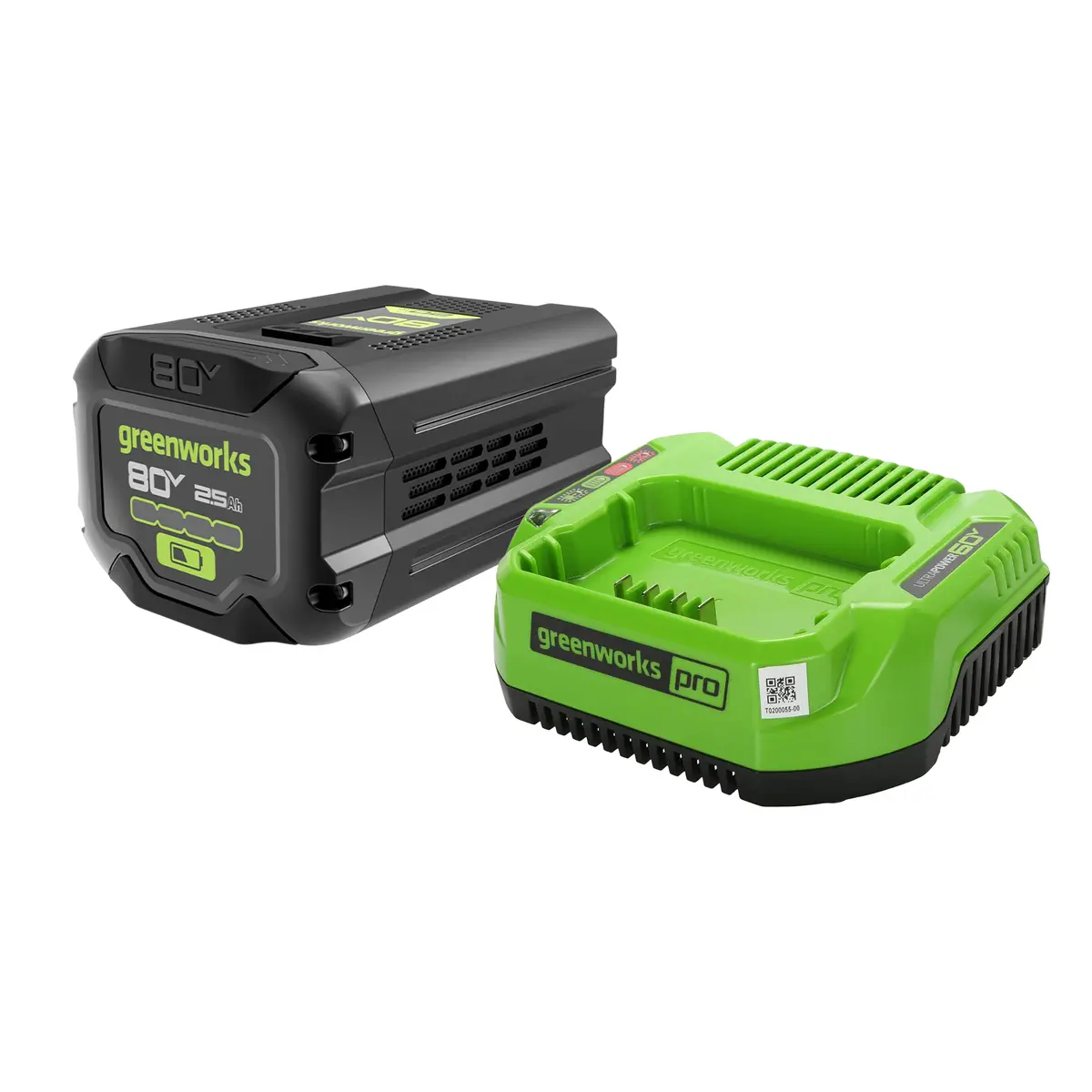 80V 2.5Ah Battery & 2 Amp Charger Combo Kit 1