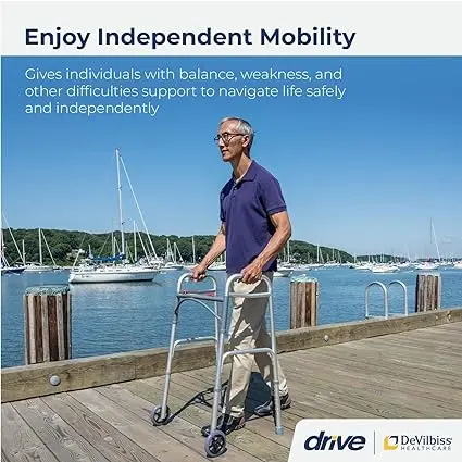 Folding 2 Wheeled Walker - Adult/Youth 2