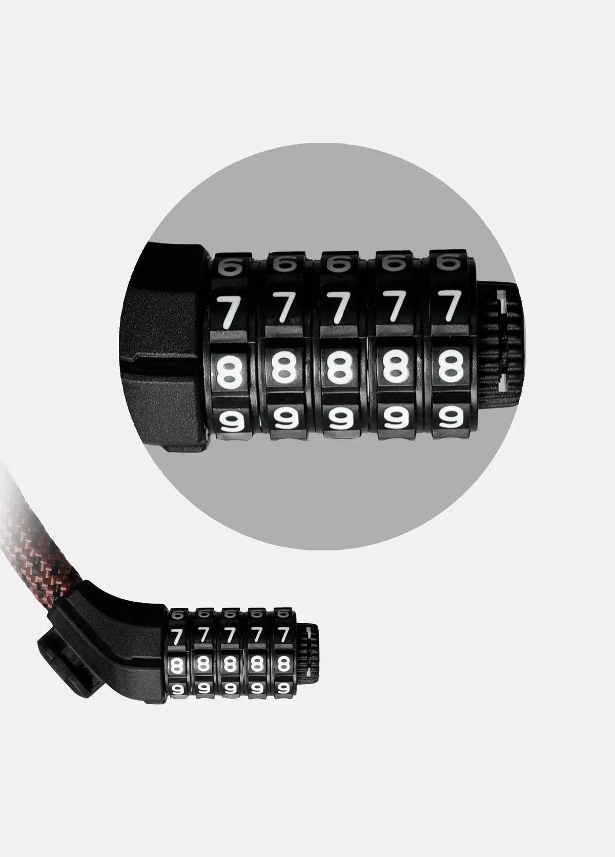 Spiral Cable Combination Lock 2