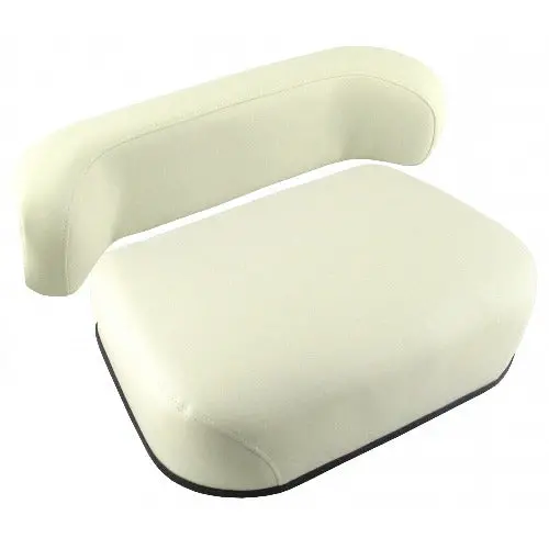 2 Piece Tractor Seat Cushion Set For Moline / Oliver / White 1