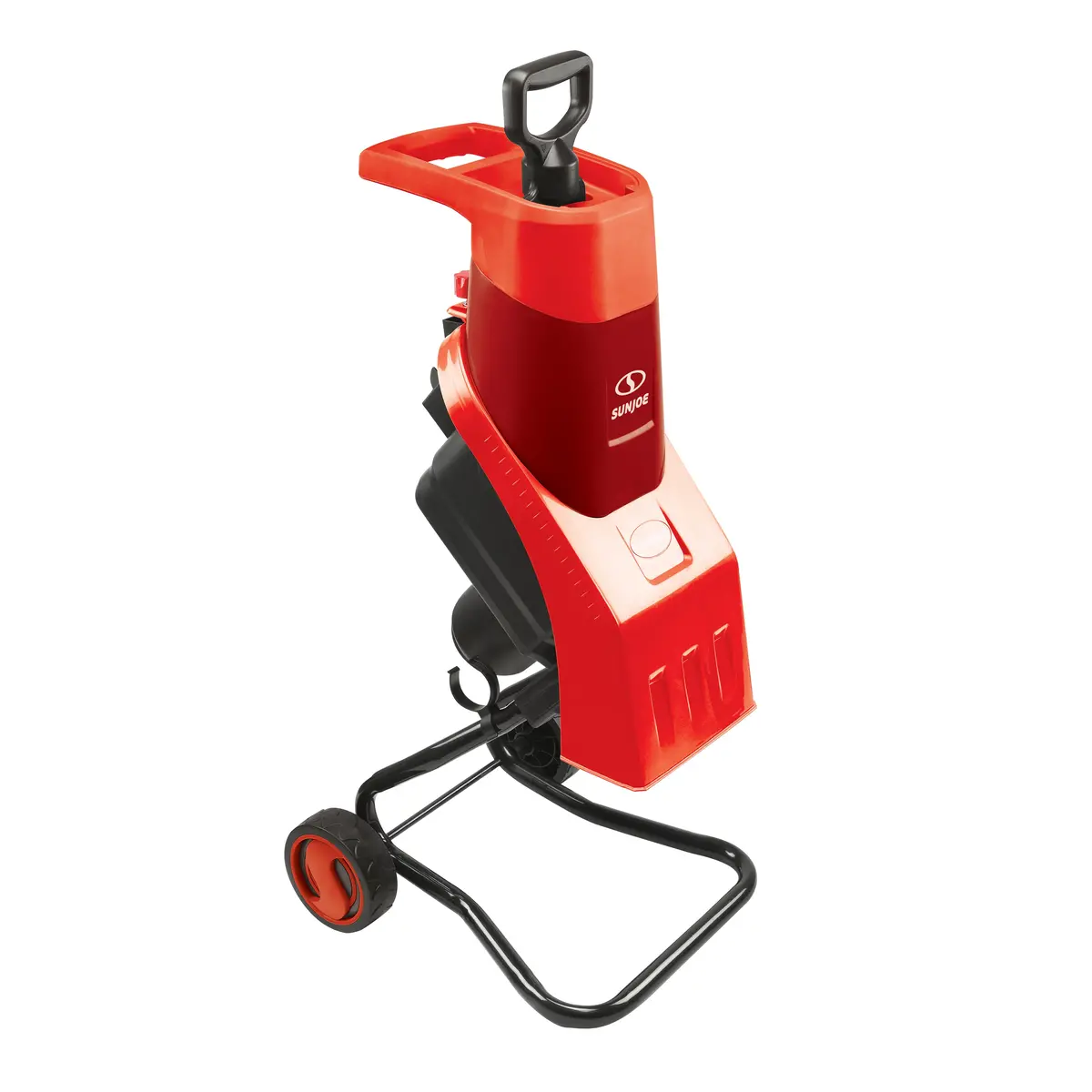 Sun Joe Cj602e-Red Electric Wood Chipper | 17:1 Reduction | 15-Amp | Red 1