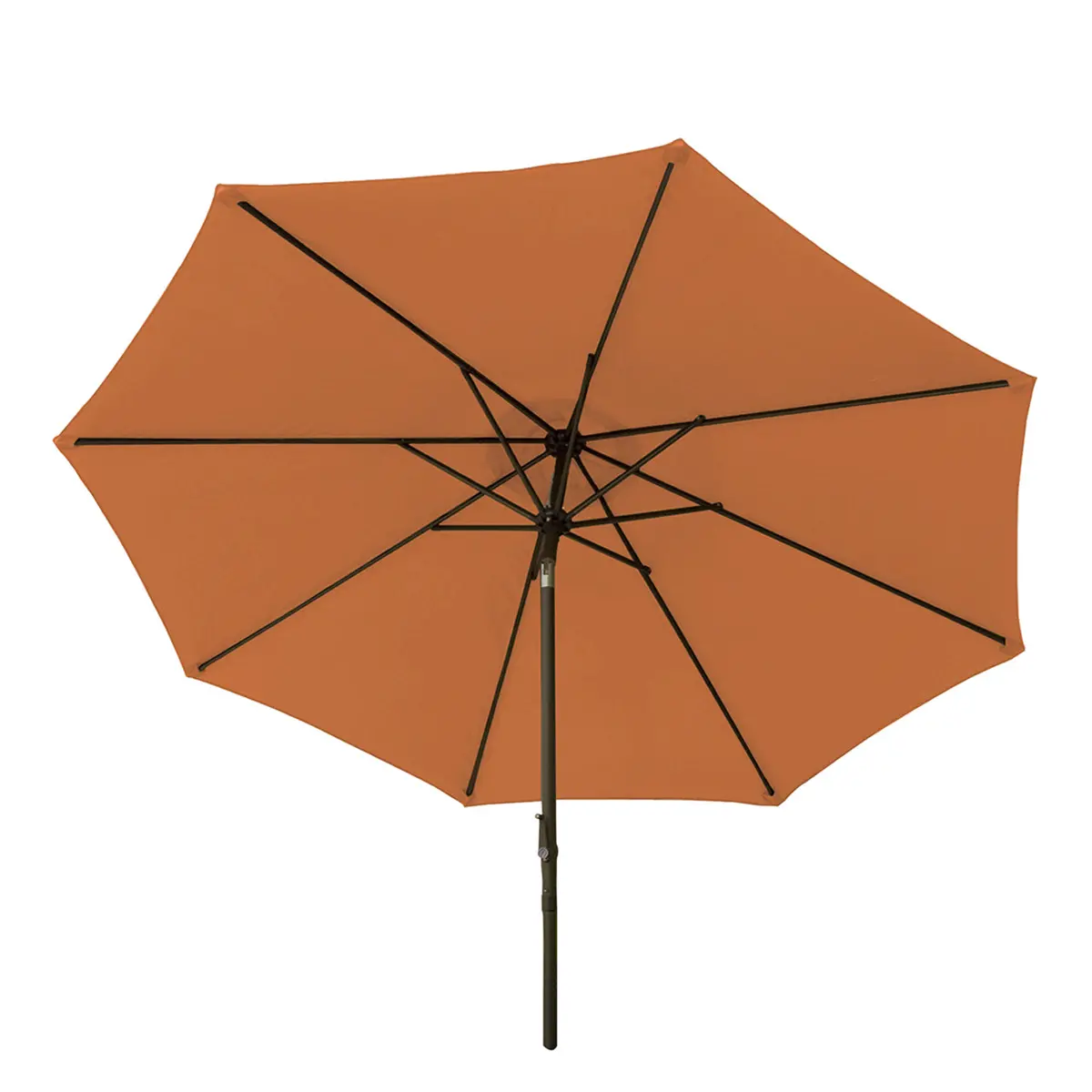 Bliss Outdoors Umb-201Tc Patio Umbrella W/ Aluminum Pole & Push Button Tilt | 9-Foot Canopy | Color Fade & Water Resistant | 1.5-In. Pole Diameter (Terracotta) 1