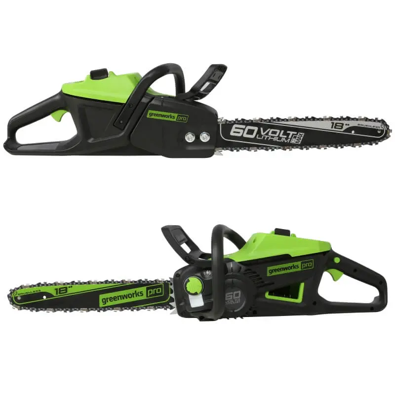 60V 18" Brushless Chainsaw, 4.0Ah Battery And Charger Included 1