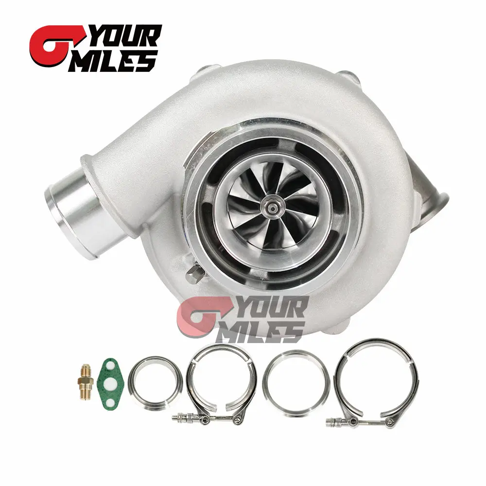Yourmiles Reverse Rotation Sts3071r Gen2 Dual Ball Bearing Turbo Dual Vband 0.83/1.01 Turbine Housing 1