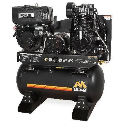 30 Gallon Two Stage Air Compressor (Diesel) Kohler Ag2-Skd9-30M 1