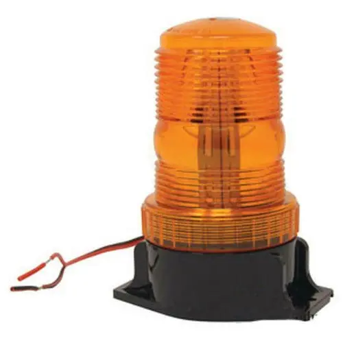30 Led Amber Safety Hazard Warning Beacon Flasher Blinker Ac / Dc 1