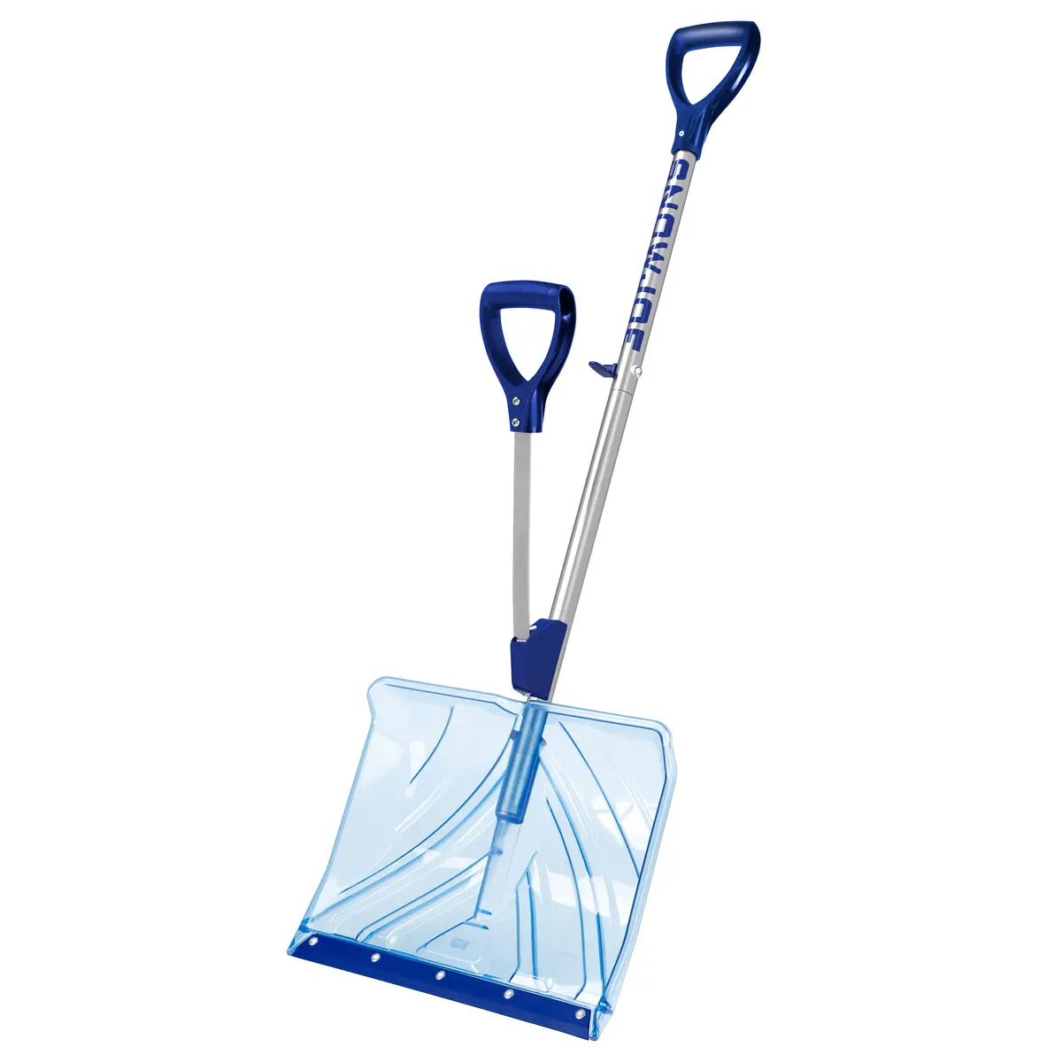 Snow Joe Shovelution Sj-Shlv02 18-In Strain-Reducing Indestructible Shatter Resistant Polycarbonate Snow Shovel W/ Spring Assisted Handle 1