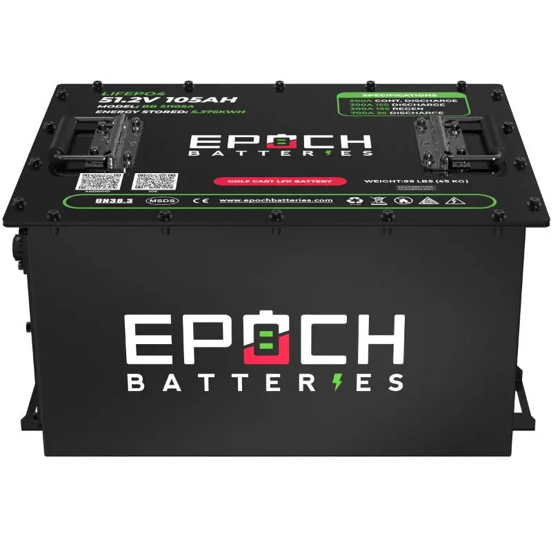48V 105Ah - Limax Series - Lithium (Lifepo4) Golf Cart Battery - Complete Kit 1