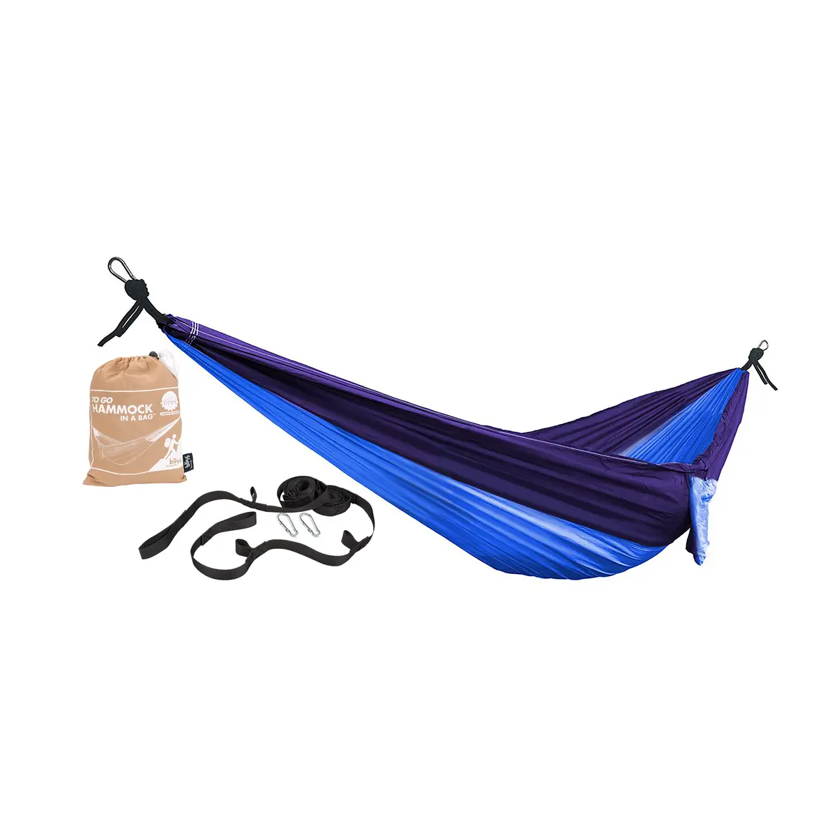 Bliss Hammocks Cozy Camper Bundle | 54-Inch Camping Hammock + Rain Shelter 2