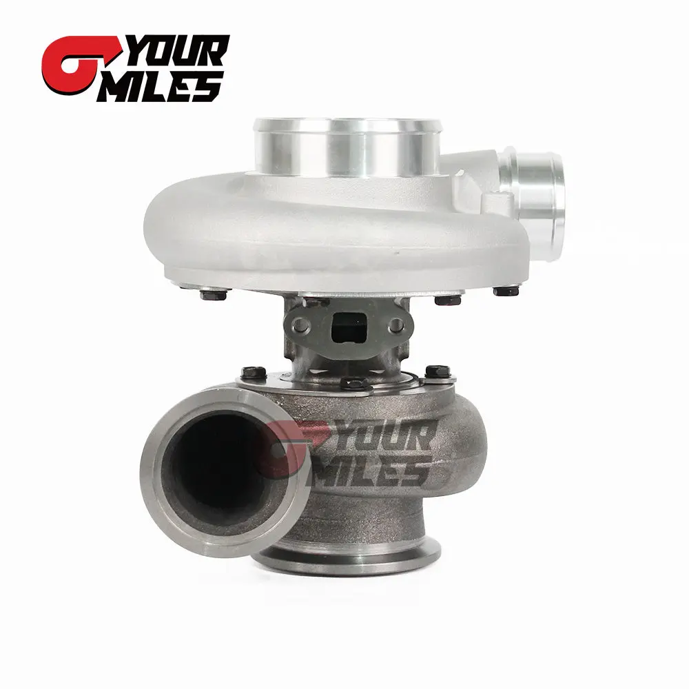 Yourmiles S300 Sx3-66 S366 Billet Wheel Journal Bearing Turbocharger T4 .91 Divided/0.86 Dv Turbine 2