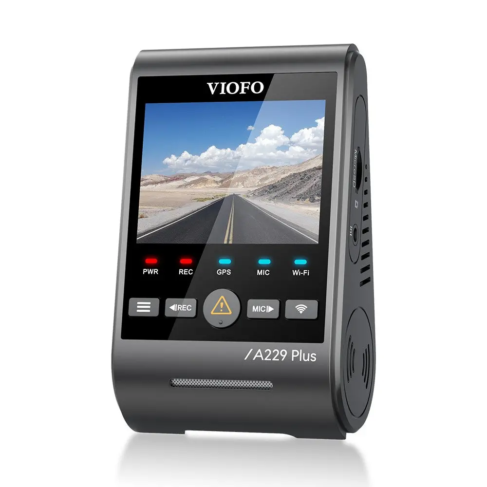 Viofo A229 Plus 1Ch 2K Hdr Front Dash Cam With Sony Starvis 2 Imx675 Sensor Voice Control 5Ghz Wifi Ultra-Precise Gps 1
