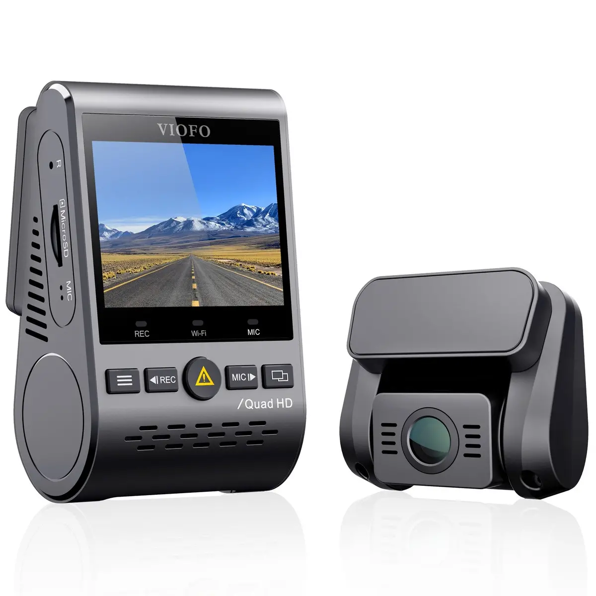 A129 Plus Duo Dual Channel Dash Cam Front 2K 1440P + Rear 1080P With Wi-Fi Gps Dash Camera 1