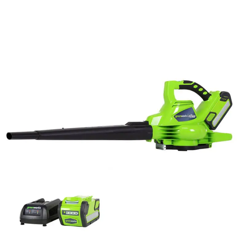 40V 185 Mph - 340 Cfm Brushless Leaf Blower / Vacuum, 4.0Ah Battery And Charger Included - 24222 1
