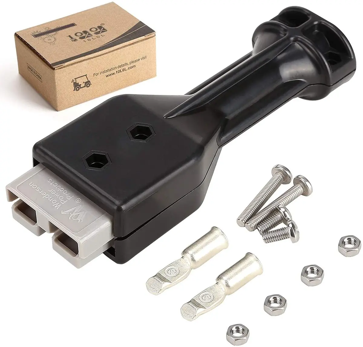 36V Golf Cart Charger Plug Sb50 Connector Kit For Ezgo With Contact Pins - 10L0l 1