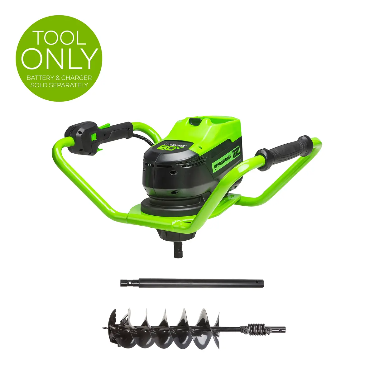 60V Earth Auger With Auger Bit And Extender (Tool Only) 1
