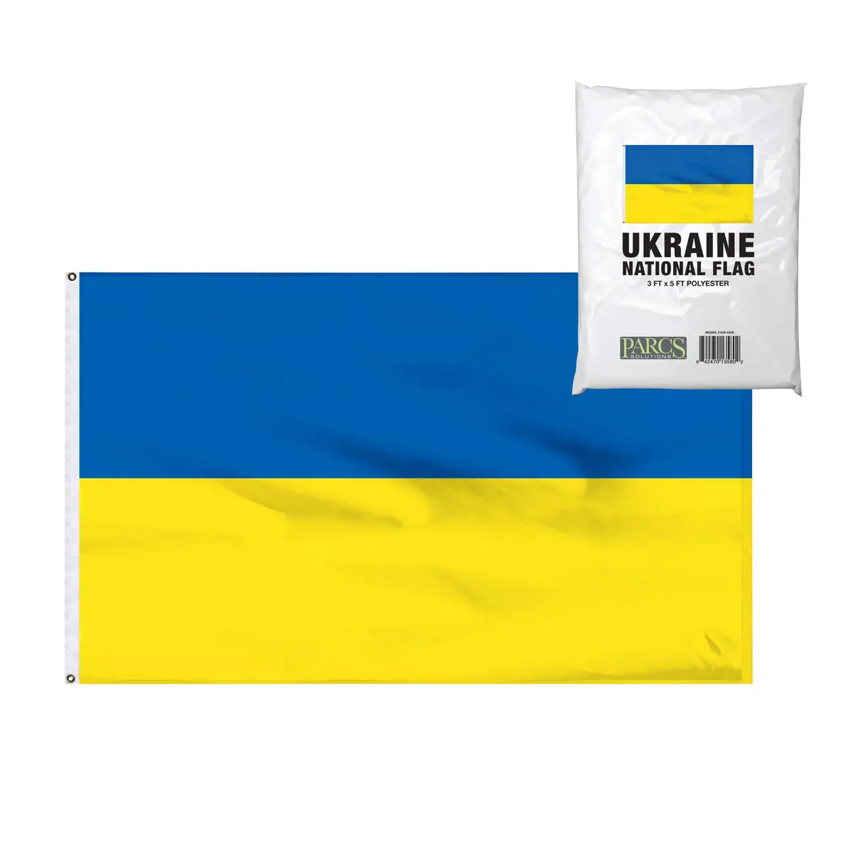 3 X 5-Ft Ukrainian National Flag | Polyester W/ Brass Grommets 1