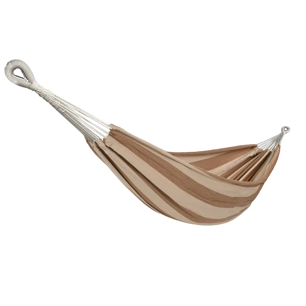 Bliss Hammocks Bh-401-Cp Double Hammock In A Bag W/ Rope Loops & Hanging Hardware | 60-In. Wide | 265 Lb. Capacity (Cappuccino) 1