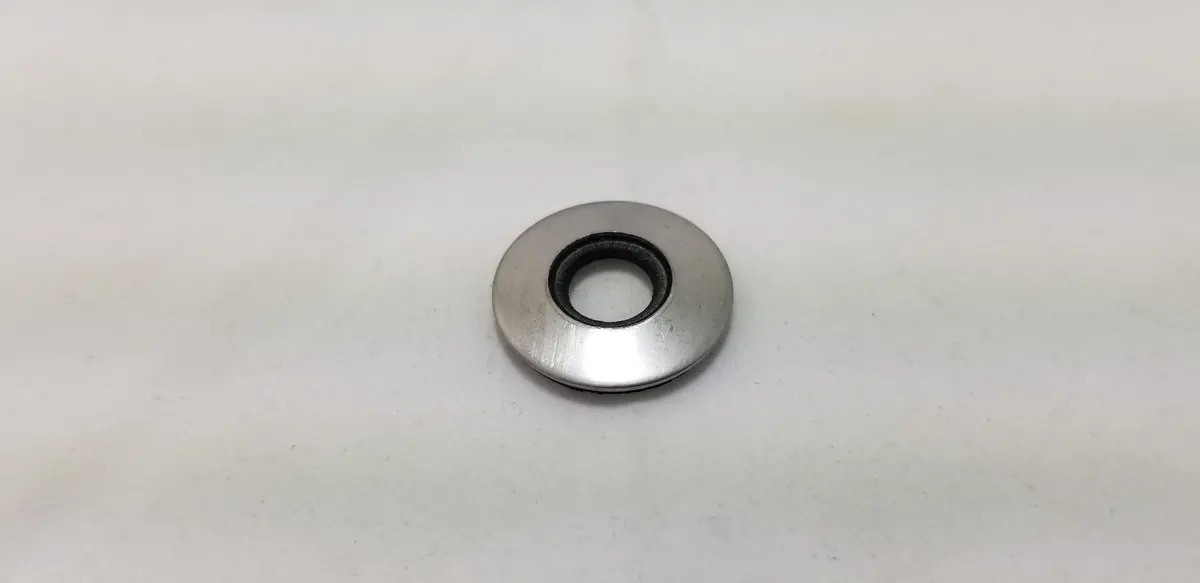928 104 417 03S - 3/8" Dome Washer Ss 18/8 Bonded Neo Epdm Backed Washers - 85 To 86 1