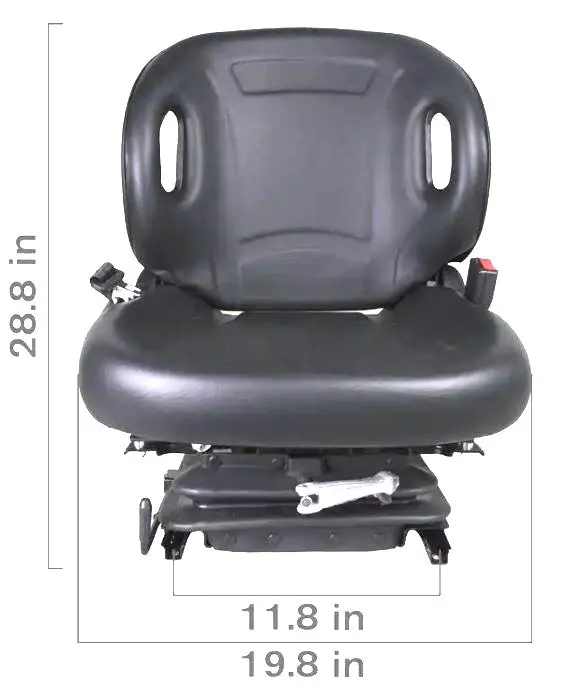 High-Pro Industrial High Back Seat W/ Suspension 2