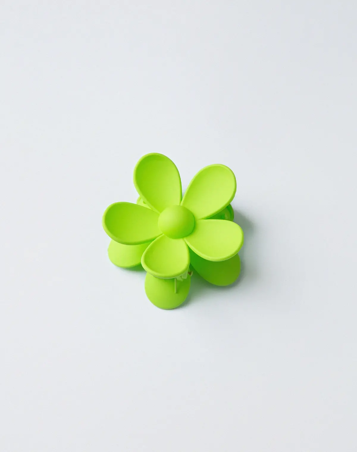 Flower Hair Claw In Green 1