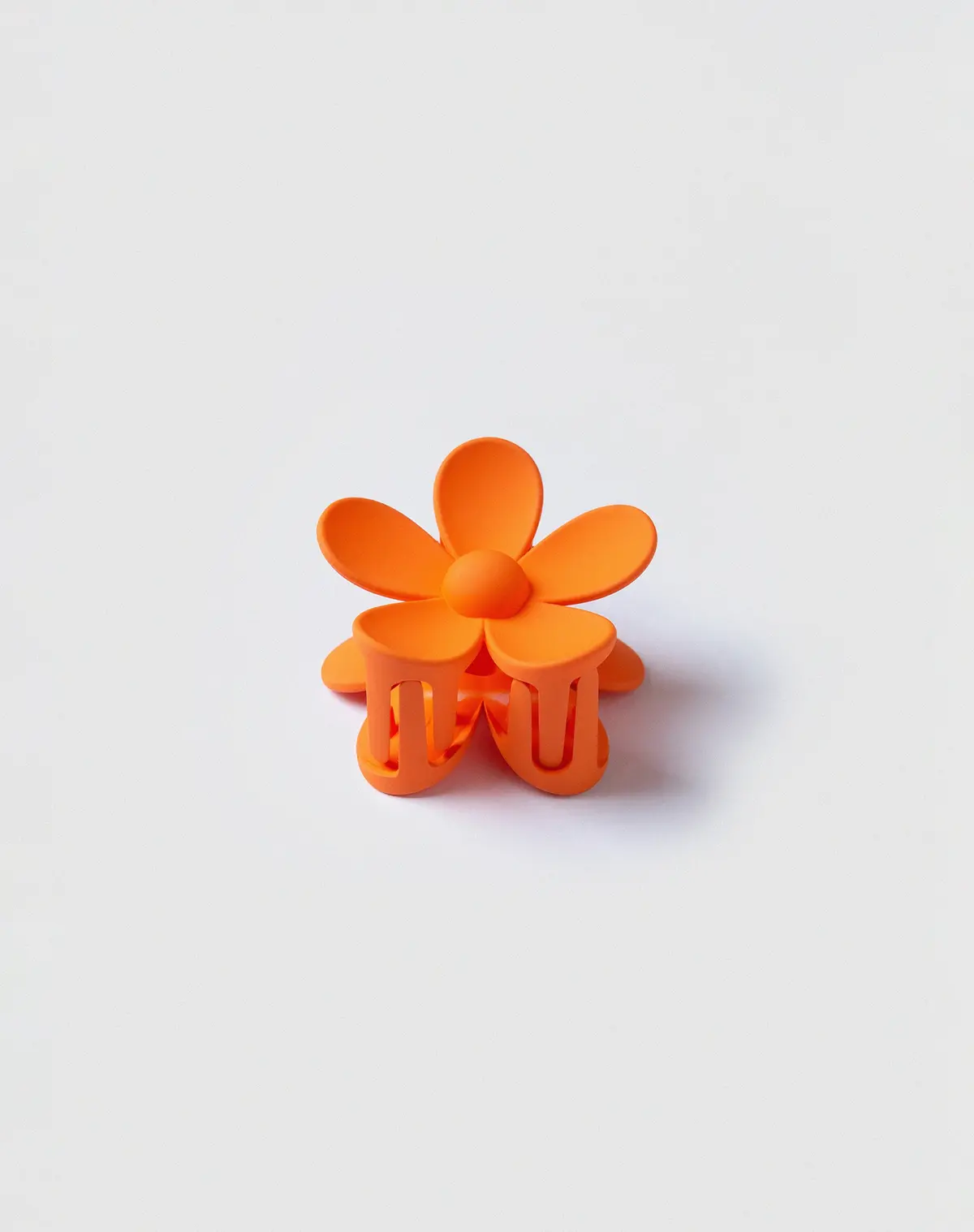 Flower Hair Claw In Orange 1